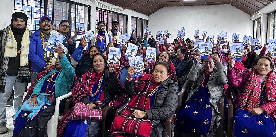 Machhapuchhre Bank's Financial Literacy Program held in Annapurna Base Camp